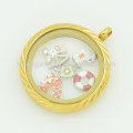 Floating locket cartoon enamel charm,cheap floating charms for bracelets